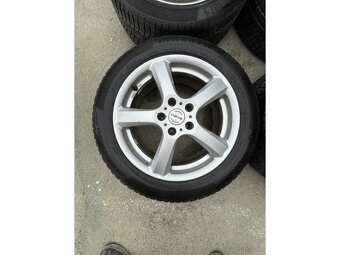 ALU disky Enzo 5x112 R17 se zimními pneu 215/55 R17 - 5