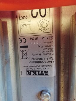 Drtič větví Atika LH 2500G - 5
