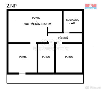 Prodej 2/5 rodinného domu, Podhradní Lhota okr. Kroměříž - 5