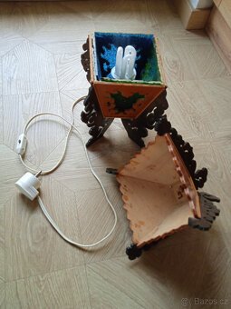 Prodám levně vyřezávanou lampičku - 5