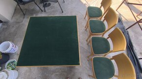 Karetní / Mariášový set - stůl + 4 židle TON - 5