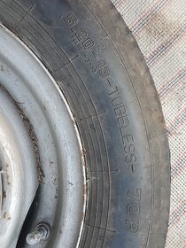 Disk + pneu na Trabant 600/601, 5,2-13,70P - 5
