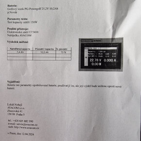 elektrický vozík PG-Powergolf Titan Cad Zorro Plus - 5