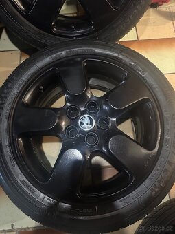 ALU Kola ŠKODA 5x112 R17 PROTEUS Letní Pneu 225/50/17 - 5