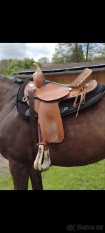 Westernové barelové sedlo - 5