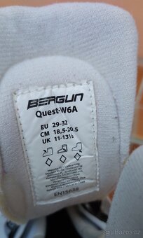 Dívčí lední brusle s nastavitelnou velikostí 29-32 - 5