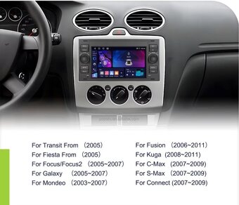 Android 4GB 64GB 2DIN 7" Pre Ford Connect Fiesta Transit - 5