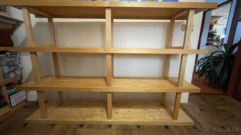 IKEA NORREBO – masivní regál / knihovna (185×121,5 cm) - 5