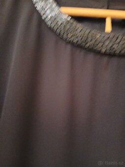 Spolecenske saty vel.46, barva tmavě modrá - 5