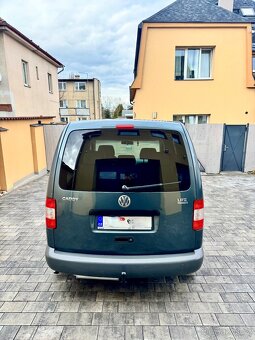 VW CADDY KOMBI LIFE FUEL 2.0BA+CNG ČR N.STK PO SERVISU TAŽ. - 5