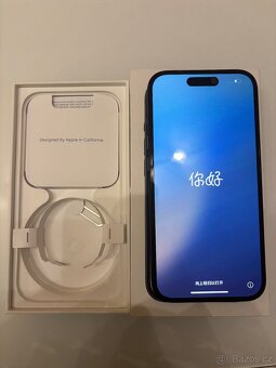 iPhone 15 černá barva 128gb top stav jako nový - 5