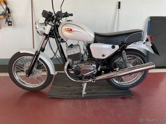 Jawa 350 Californian 5, bílá perleť, český TP - 5