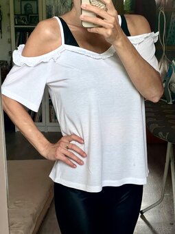 Trička/topy vel.38/M s odhalenými rameny - 5