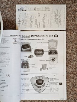 Domácí pekárna chleba. VR, Rudník, TU. Balíkovna 83Kč - 5