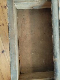 Starý noční stolek, skříňka - 5