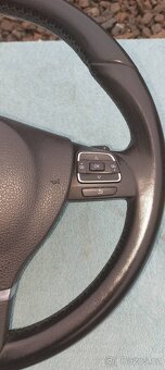 Prodam Passat B7  Volant kožený tříramenný multifunkční Řaze - 5