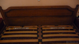 Manželská postel rustikal - 5