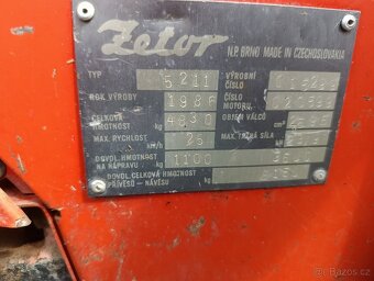 Zetor 5211 s SPZ - 5