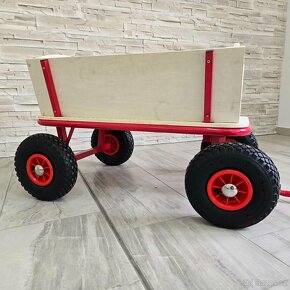 39565 Dřevěný ruční vozík na přepravu - 5