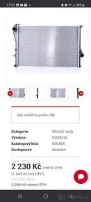 Chladič vody bmw - 5