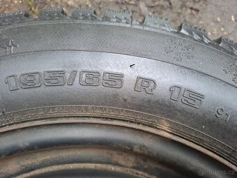 2x zimní kola 5x100 Škoda Octavia 195/65 R15 - 5