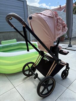 Prodám kočárek Cybex Priam – Simply Flowers Light Pink, - 5