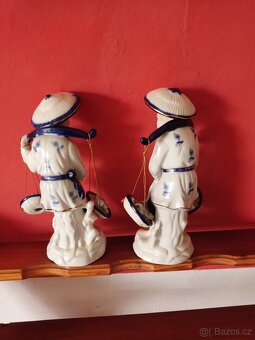 Párové sošky porcelánové - 5