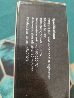 Kulma a žehlička 2v1 twistline nová otočný kabel - 5