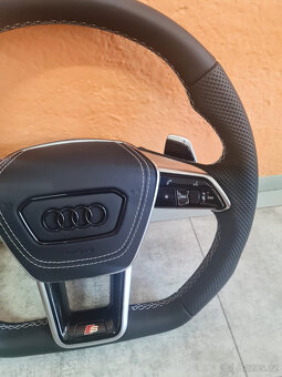 AUDI VOLANT - SPORTOVY S LOGOM S + AIRBAG + PADLA - 5