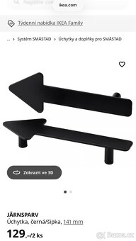 IKEA - šuplík Konstruera s čelem Smastad a úchytkou - 5