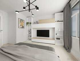 Prodej nového bytu 3+kk se zahrádkou 50 m2, vytápěného tepel - 5