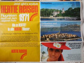 Velky reklamní plakát německé cestovky pro rok 1971 - 5