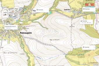 Prodej lesa, 5084 m², Petroupim - 5