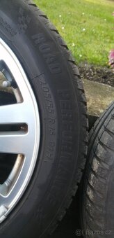 Alu kola orig. Ford 16 se zánovníma pneu 205/55/16, letní - 5