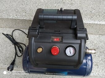 Prodám Bezolejový kompresor KRAFTRONIC KT-KP 6 OF -8 BARŮ. - 5
