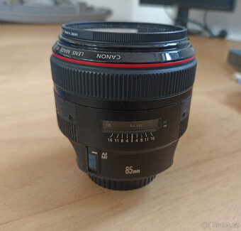 CANON EF 85 mm 1.2 II L USM + filtr UV Hoya Pro1 - 5