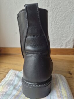 Kožené boty dámské černé JANČAŘÍK - 5