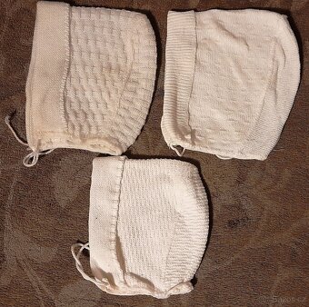 3x retro čepička pro miminko. - 5