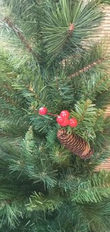 NOVÝ UMĚLÝ VÁNOČNÍ STROMEČEK 150 CM SE ŠISKY PC/1599KČ - 5