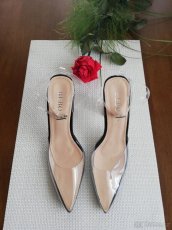 Černo - transparentní lodicky - 5