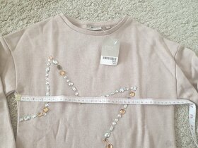 Delší mikina s hvězdou 122 - 5