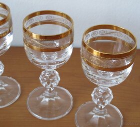 Prodám zlacené skleničky - 5