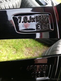 alu Seat Ibiza,Škoda Rapid,Fabia,Polo,letní 215/40/18 - 5