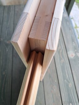 Větrací okénka 2 ks levá 450 mm x 450 mm s obložkami - 5