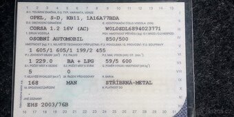 Opel Corsa LPG , nová STK - 5