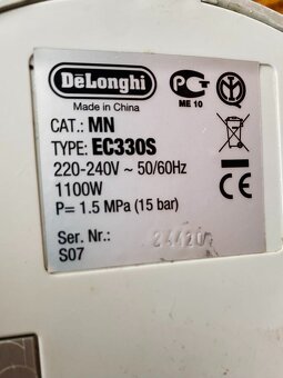 Pákový kávovar DeLonghi MM EC330S - 5