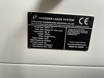 Prodej CO₂ laseru Thunder Laser Nova 51 - 5