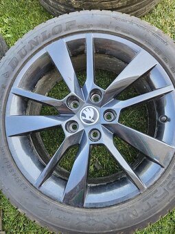 Disky škoda + pneumatiky 225/45 R 17 - 5