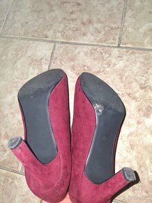 Vínové lodičky Marco Tozzi vel 38 - 5