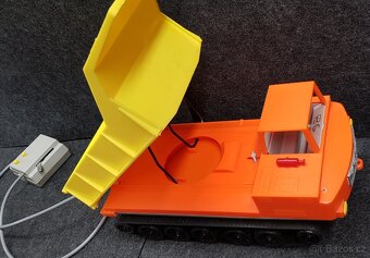 Stará hračka pásové vozidlo Mars, výrobce Piko s krabicí - 5